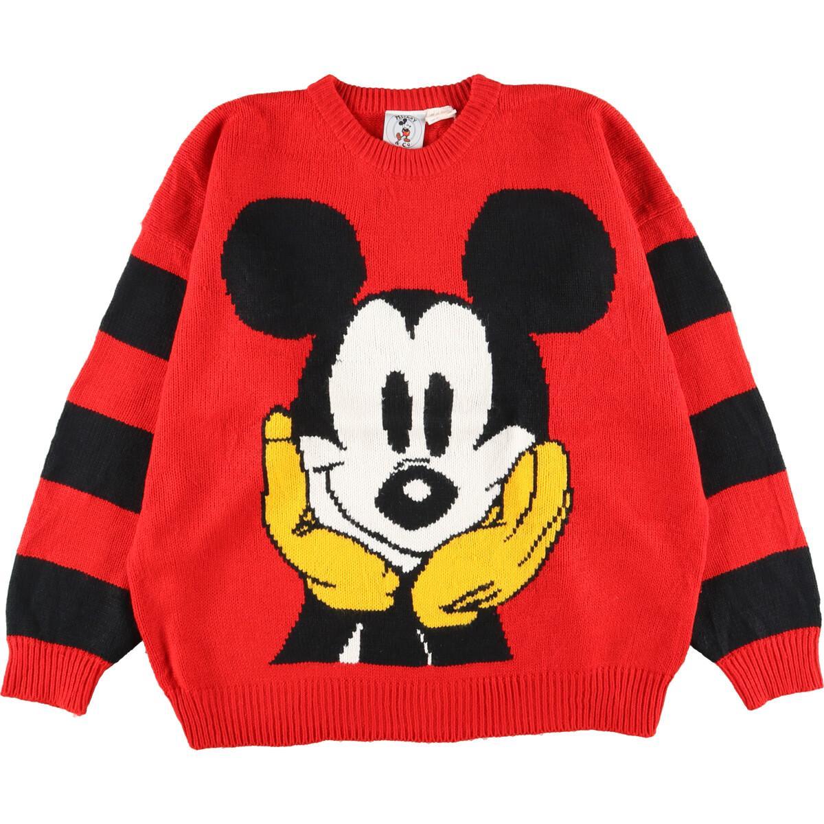 古着 mickey&co. MICKEY MOUSE ミッキーマウス アクリルニットセーター レディースXXL /eaa224654 【220203】【SS2206】【SS2209】 【SS2209】のサムネイル