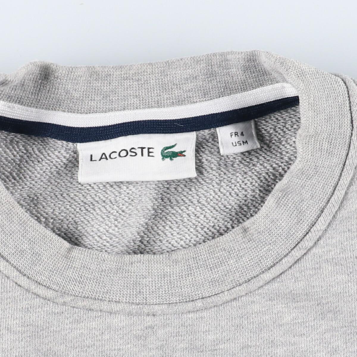 古着 ラコステ LACOSTE ロゴスウェット トレーナー メンズS /eaa229283 【220226】