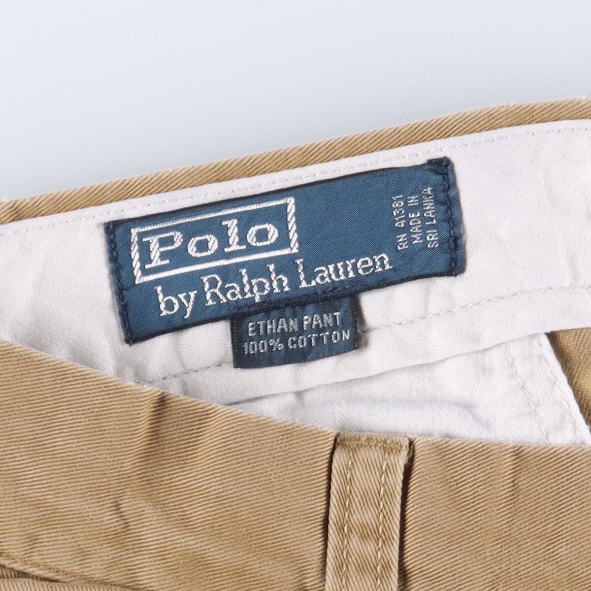 古着 ラルフローレン Ralph Lauren POLO by Ralph Lauren ツータック チノパンツ メンズw32 /eaa231653 【中古】 【220723】