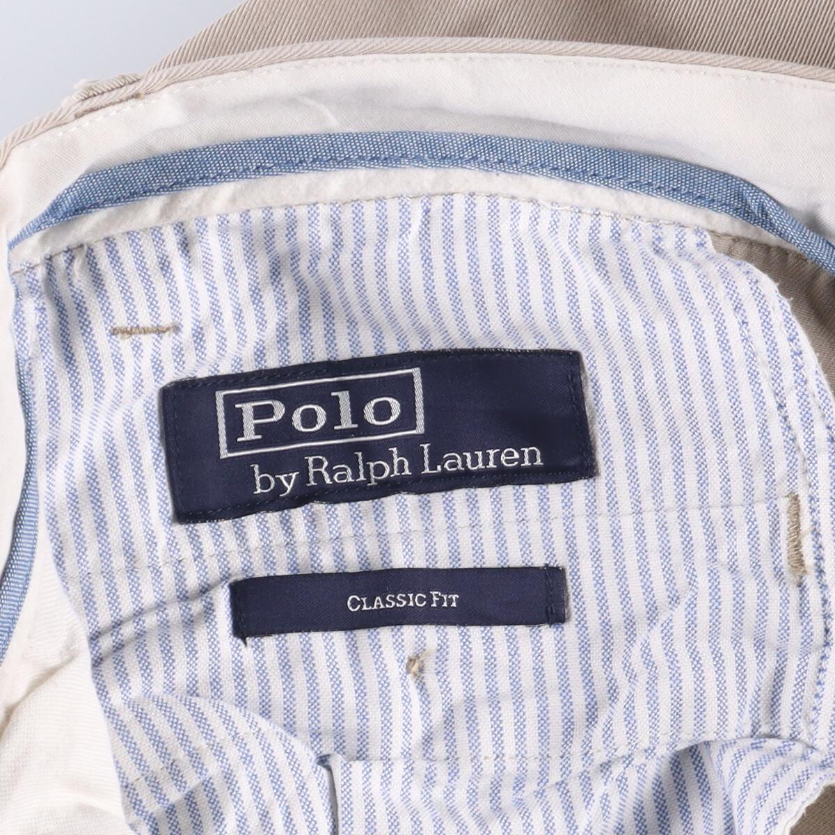 古着 ラルフローレン Ralph Lauren POLO by Ralph Lauren ツータック チノパンツ メンズw30 /eaa231670 【中古】 【220604】