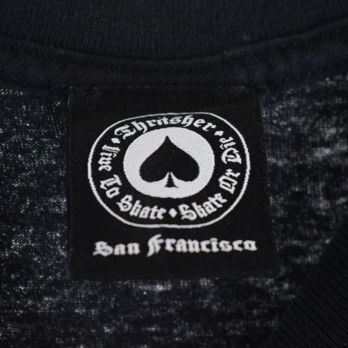 古着 san francisco THRASHER スラッシャー サーフ スケートTシャツ メンズS /eaa240280 【220416】