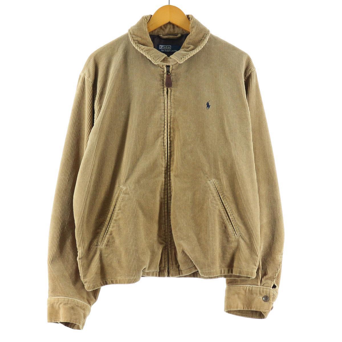 古着 ラルフローレン Ralph Lauren POLO by Ralph Lauren コーデュロイ スイングトップ スポーツジャケット メンズL /eaa240719 【220328】
