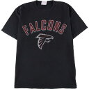 古着 TEAM APPAREL NFL ATLANTA FALCONS アトランタファルコンズ スポーツプリントTシャツ メンズM /eaa244359 【220519】 【SS2306】