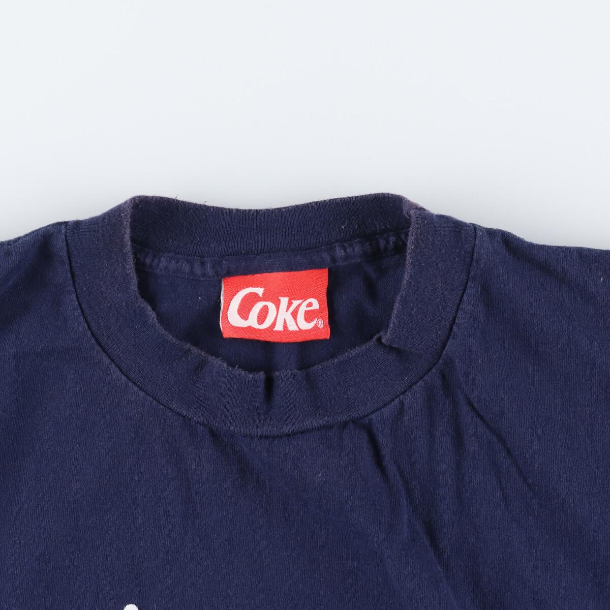 古着 90年代 Coke COCA-COLA コカコーラ×ポーラーベア アドバタイジングTシャツ USA製 メンズXL ヴィンテージ /eaa245415 【220411】