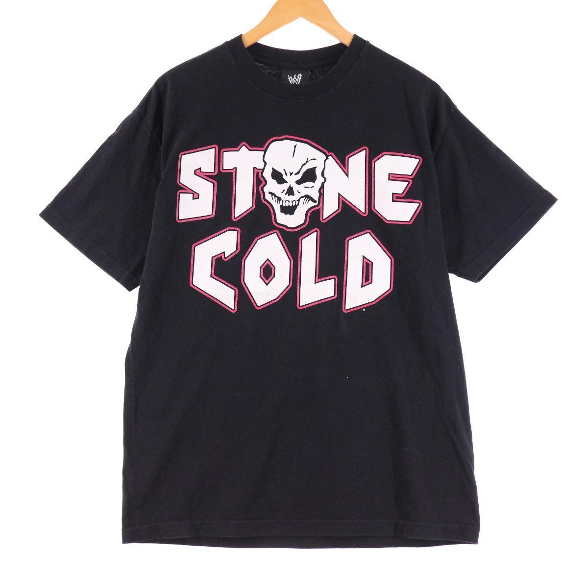 古着 WWF STONE COLD ストーンコールドスティーブオースチン ドクロ柄 スカル柄 スポーツプリントTシャツ メンズL /eaa245503 【220421】【SS2209】 【SS2306】のサムネイル