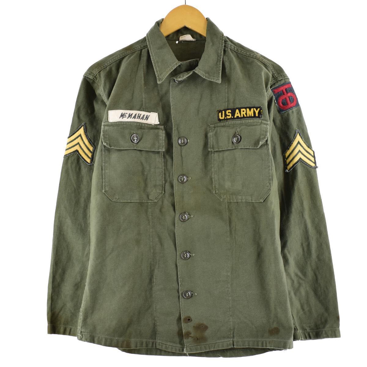 スタートのモデルです!【アメリカの軍服】ユーティリティシャツ(OG