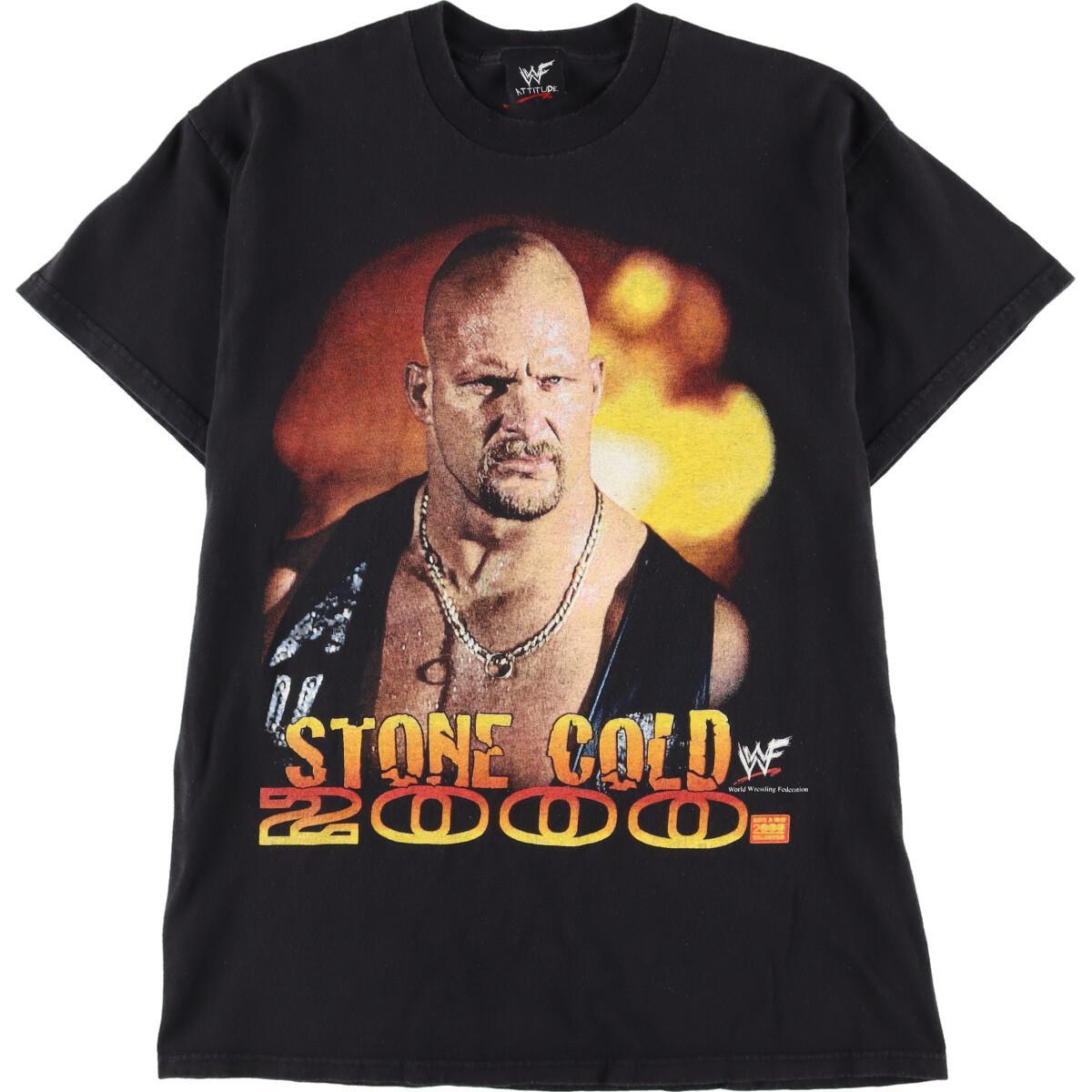 古着 2000年 WWF Stone Cold Steve Austin ストーンコールドスティーブオースチン プリントTシャツ USA製 メンズM /eaa258158 【中古】 【220618】 【LP2311】のサムネイル