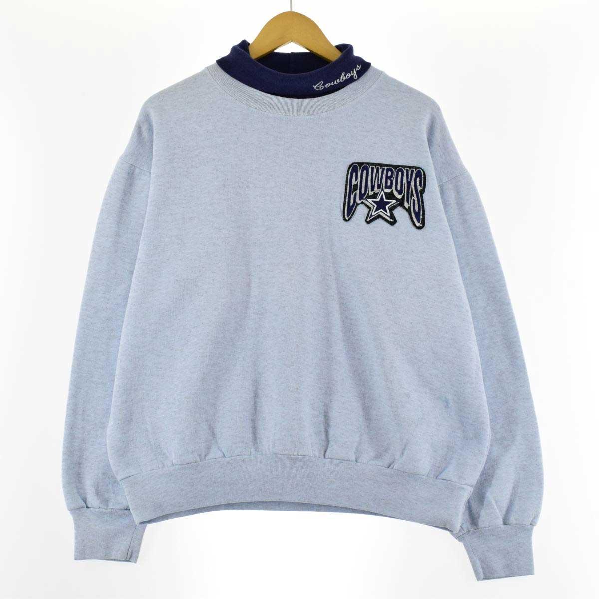 古着 90年代 マジェスティック Majestic NFL DALLAS COWBOYS ダラスカウボーイズ スウェットシャツ トレーナー USA製 メンズL ヴィンテージ /eaa267709 【中古】 【220807】