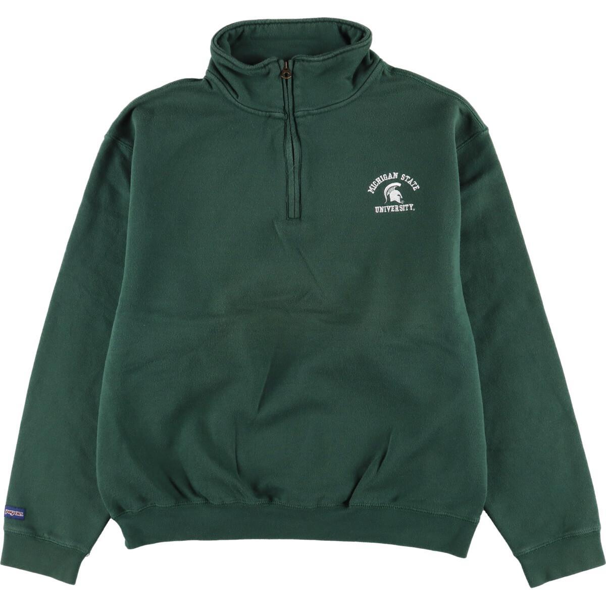 古着 ジャンスポーツ JANSPORT カレッジ ハーフジップスウェットシャツ トレーナー メンズXL /eaa269944 【中古】 【221002】