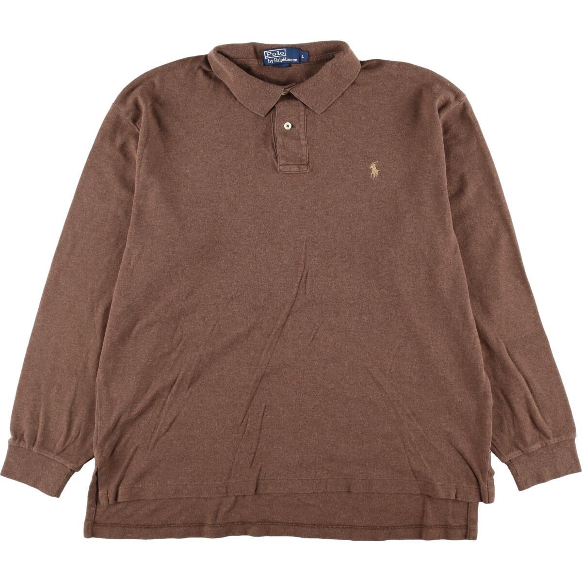 古着 ラルフローレン Ralph Lauren POLO by Ralph Lauren 長袖 ポロシャツ メンズXL /eaa270817 【中古】 【220718】