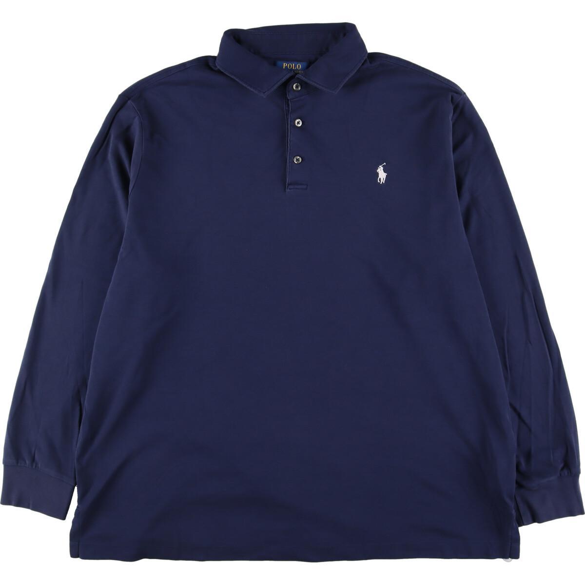 古着 ラルフローレン Ralph Lauren POLO by Ralph Lauren 長袖 ポロシャツ メンズXL /eaa270829 【中古】 【220718】