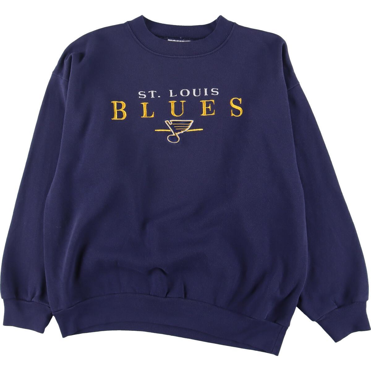 古着 LOGO ATHLETIC NHL St. Louis Blues セントルイス ブルース ロゴスウェット トレーナー メンズL /eaa273203 【中古】 【220930】