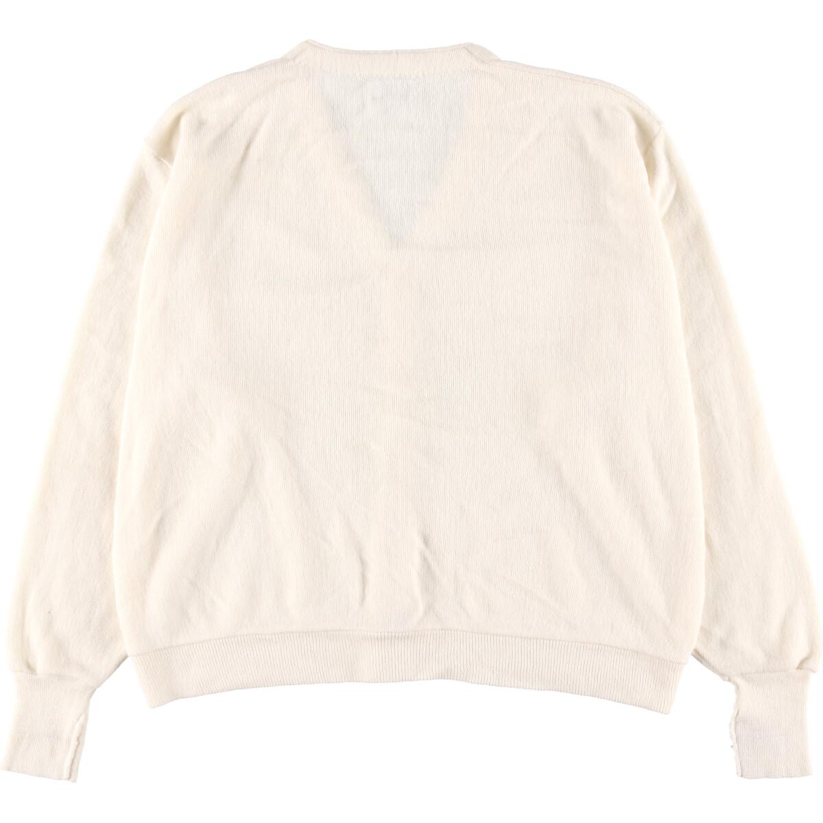 古着 80~90年代 ラコステ LACOSTE IZOD アクリルニットカーディガン USA製 メンズXL ヴィンテージ /eaa274312 【中古】 【220730】