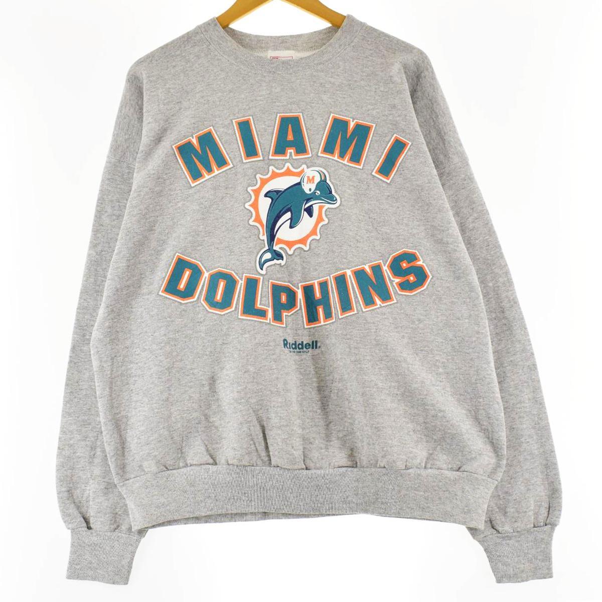 古着 ヘインズ Hanes NFL MIAMI DOLPHINS マイアミドルフィンズ ロゴスウェット トレーナー メンズXL /eaa275102 【中古】 【220821】