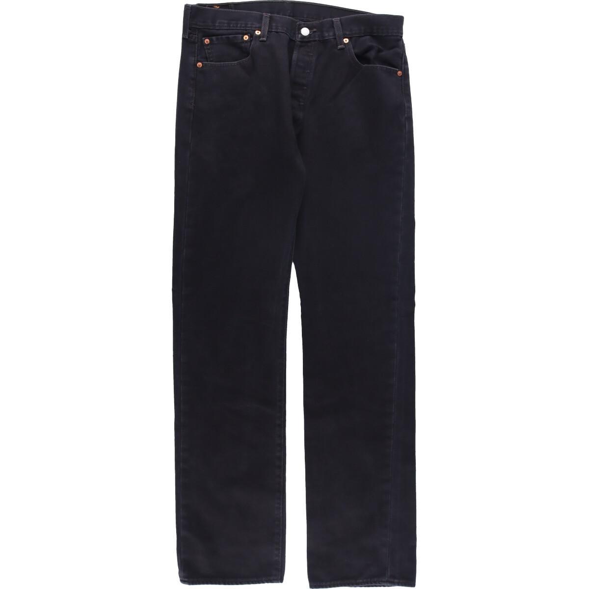 古着 リーバイス Levi's リーバイス501 ブラックジーンズ ストレートデニムパンツ メンズw34 /eaa276937 【中古】 【220810】