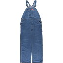 古着 ビッグサイズ 90'S ディッキーズ Dickies デニムオーバーオール USA製 メンズw41 ヴィンテージ /eaa277043 【中古】 【220815】 ..