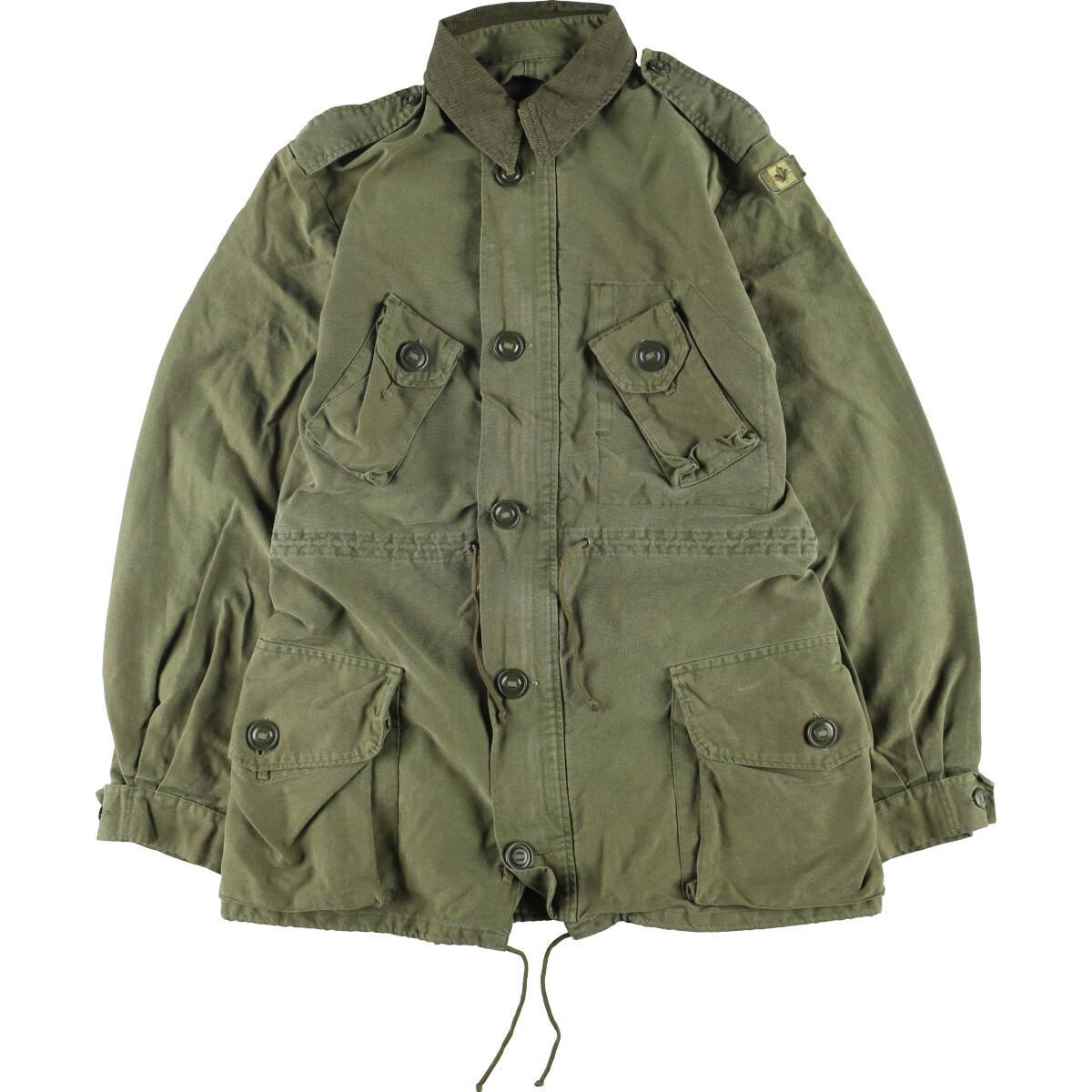 古着 80'S カナダ軍実品 CANADIAN ARMY GS MK2 ミリタリー コンバットジャケット 7542 メンズL ヴィンテージ /eaa282761 【中古】 【220917】 【SS2312】 【SS2406】
