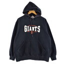 古着 リー Lee SPORT MLB SAN FRANCISCO GIANTS サンフランシスコジャイアンツ スウェットプルオーバーパーカー メンズL /eaa290859 【中古】 【230126】 【SS2403】