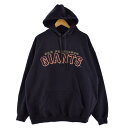 古着 MLB SAN FRANCISCO GIANTS サンフランシスコジャイアンツ スウェットプルオーバーパーカー メンズXL /eaa290867 【中古】 【230126】 【SS2403】