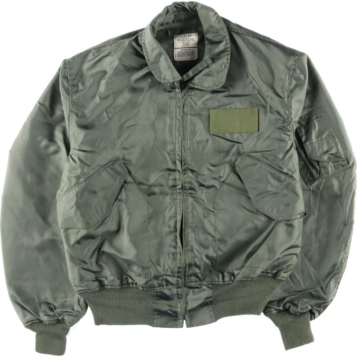 古着 95年納品 米軍実品 CWU-36/P ノーメックス ミリタリー フライトジャケット USA製 LARGE(42-44) メンズL ヴィンテージ /eaa292389 【中古】 【221027】