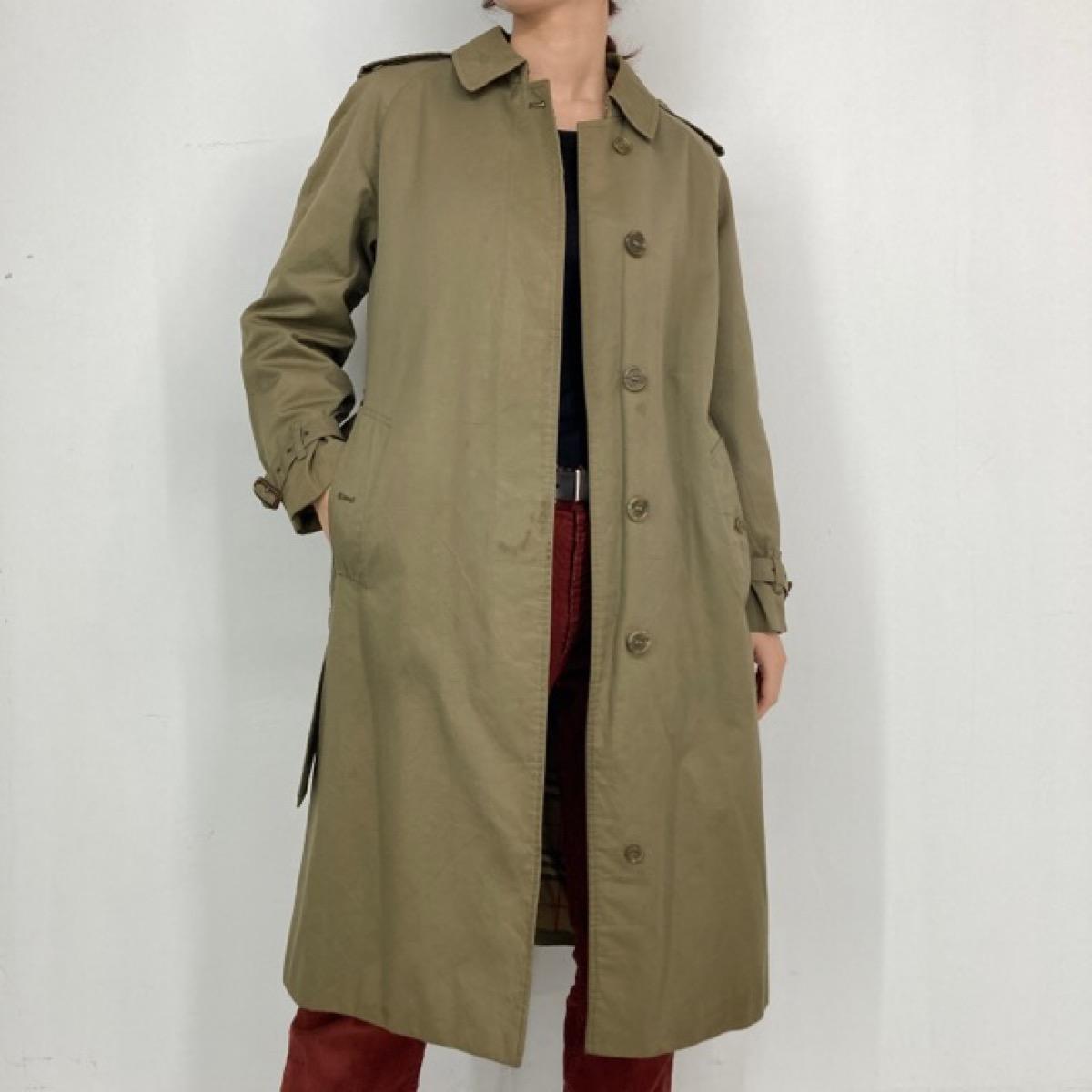 古着 バーバリー Burberry's ステンカラーコート バルマカーンコート 英国製 レディースS /eaa296282 【中古】 【221210】【エルル】 【SS2401】