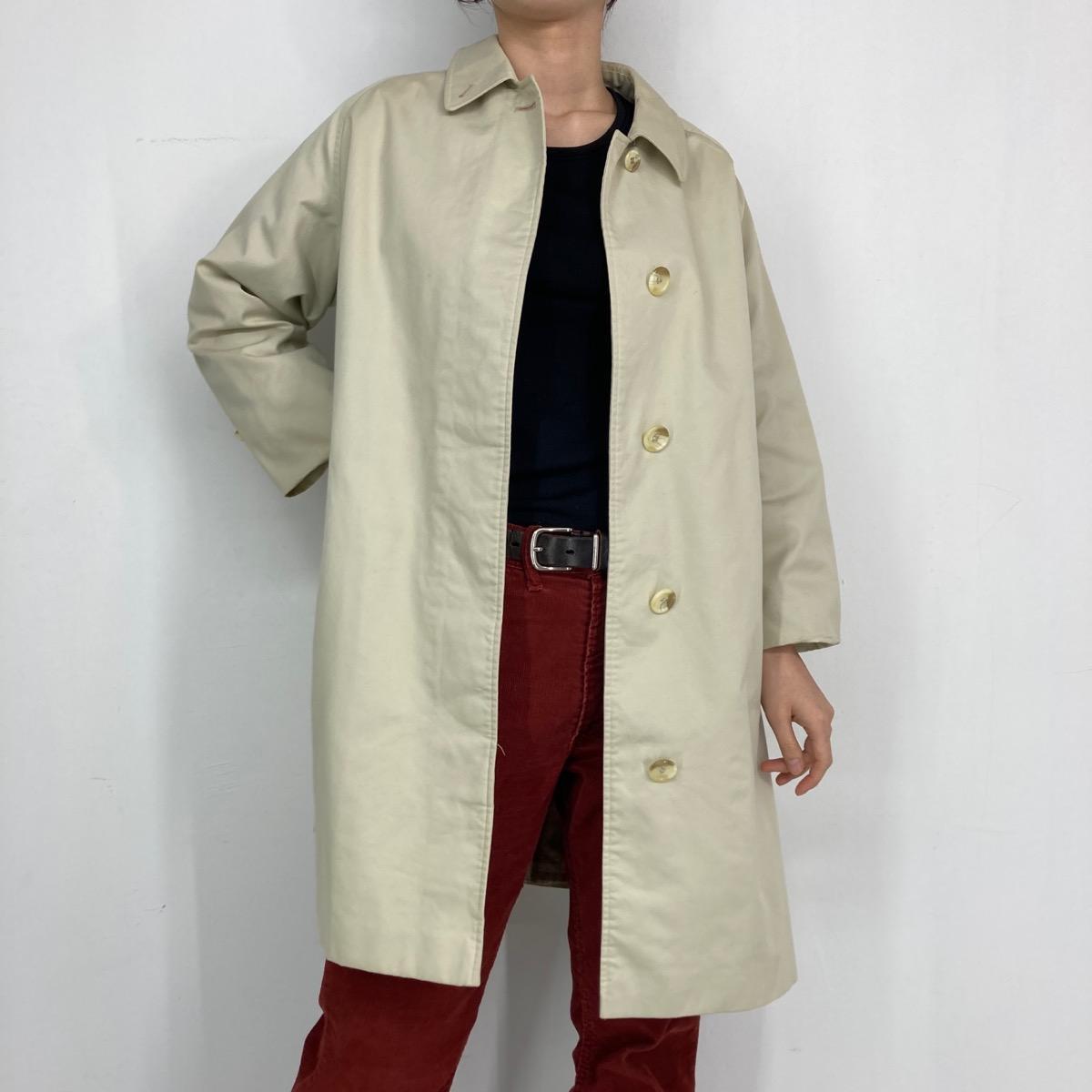 古着 バーバリー Burberry's 一枚袖 ステンカラーコート バルマカーンコート 英国製 レディースM /eaa296295 【中古】 【221210】【エルル】 【SS2309】