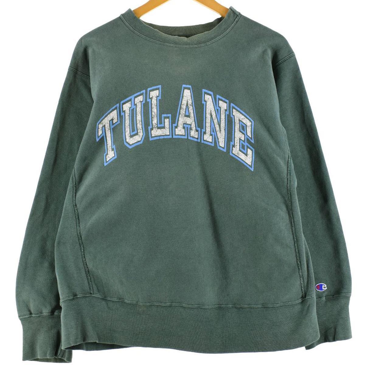 古着 80年代 チャンピオン Champion リバースウィーブ トリコタグ カレッジスウェットシャツ トレーナー USA製 メンズL ヴィンテージ /eaa300674 【中古】 【230113】