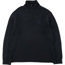 古着 ラルフローレン Ralph Lauren POLO by Ralph Lauren コットンニットハーフジップセーター メンズS /eaa302833   