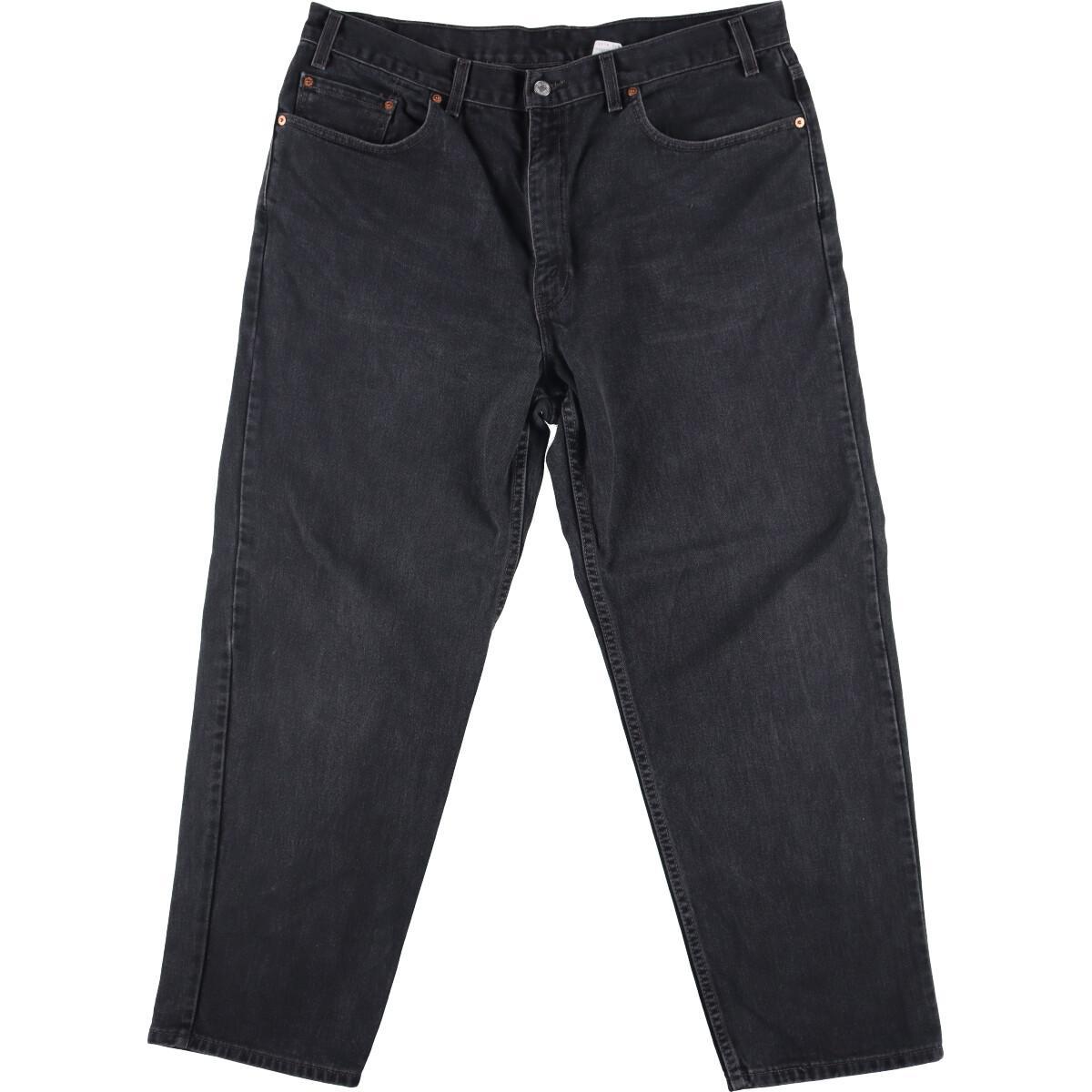 古着 リーバイス Levi's 550 RELAXED FIT ブラックジーンズ テーパードデニムパンツ USA製 メンズw39 /eaa304850 【中古】 【230107】