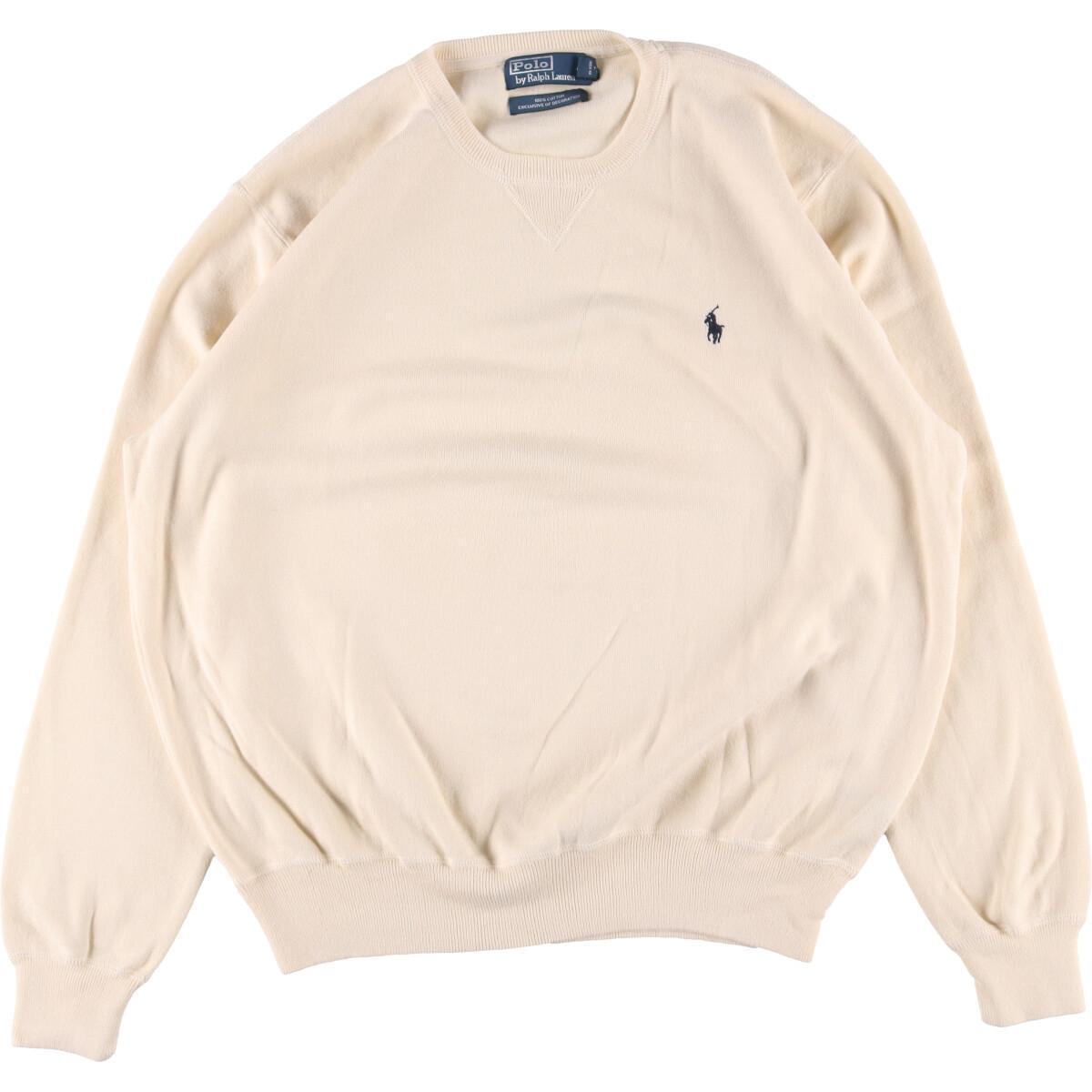 古着 ラルフローレン Ralph Lauren POLO by Ralph Lauren コットンニットセーター メンズL /eaa306977 【中古】 【230126】