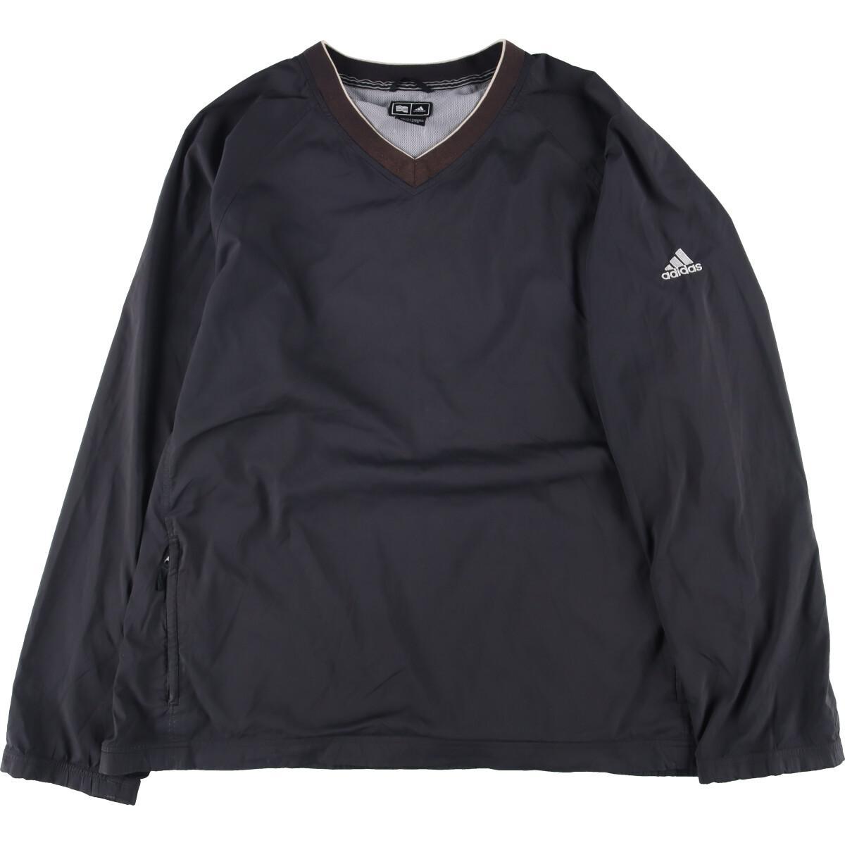 ＼51%OFF／古着 アディダス adidas Vネック ウォームアッププルオーバー メンズXXL /eaa310481   