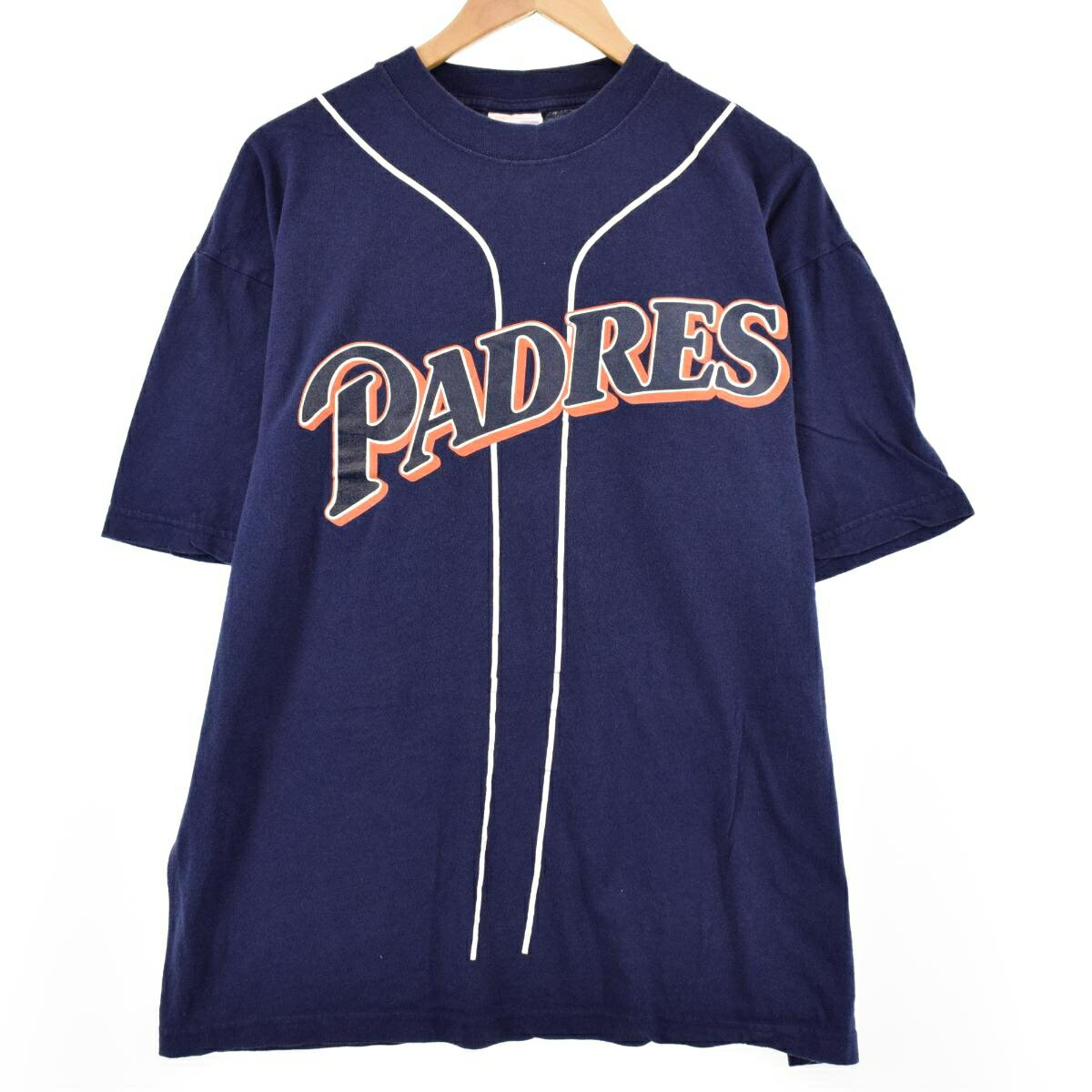 古着 Solar-T MLB SAN DIEGO PADRES サンディエゴパドレス 両面プリント スポーツプリントTシャツ メンズXL /eaa313602 【中古】 【230421】 【SS2309】のサムネイル