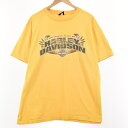 古着 ハーレーダビッドソン Harley-Davidson 両面プリント モーターサイクル バイクTシャツ USA製 メンズXL /eaa313938 【中古】 【230421】