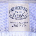 古着 ブルックスブラザーズ Brooks Brothers Est.1818 長袖 ボタンダウンストライプシャツ USA製 メンズL /eaa316999 【中古】 【230227】 【SS2403】 3