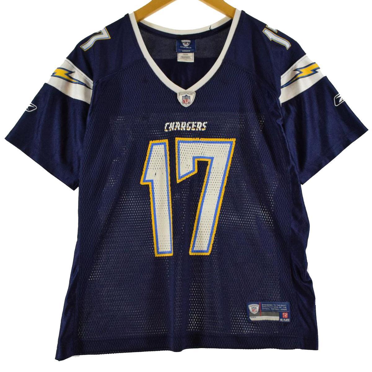 古着 NLF ONFIELD NFL LOS ANGELES CHARGERS ロサンゼルスチャージャーズ 両面プリント メッシュ ゲームシャツ /eaa317080 【中古】 【230410】 【SS2309】