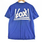 古着 80~90'S FOX フォックス放送 アドバタイジングTシャツ メンズL ヴィンテージ /eaa317327 【中古】 【230415】