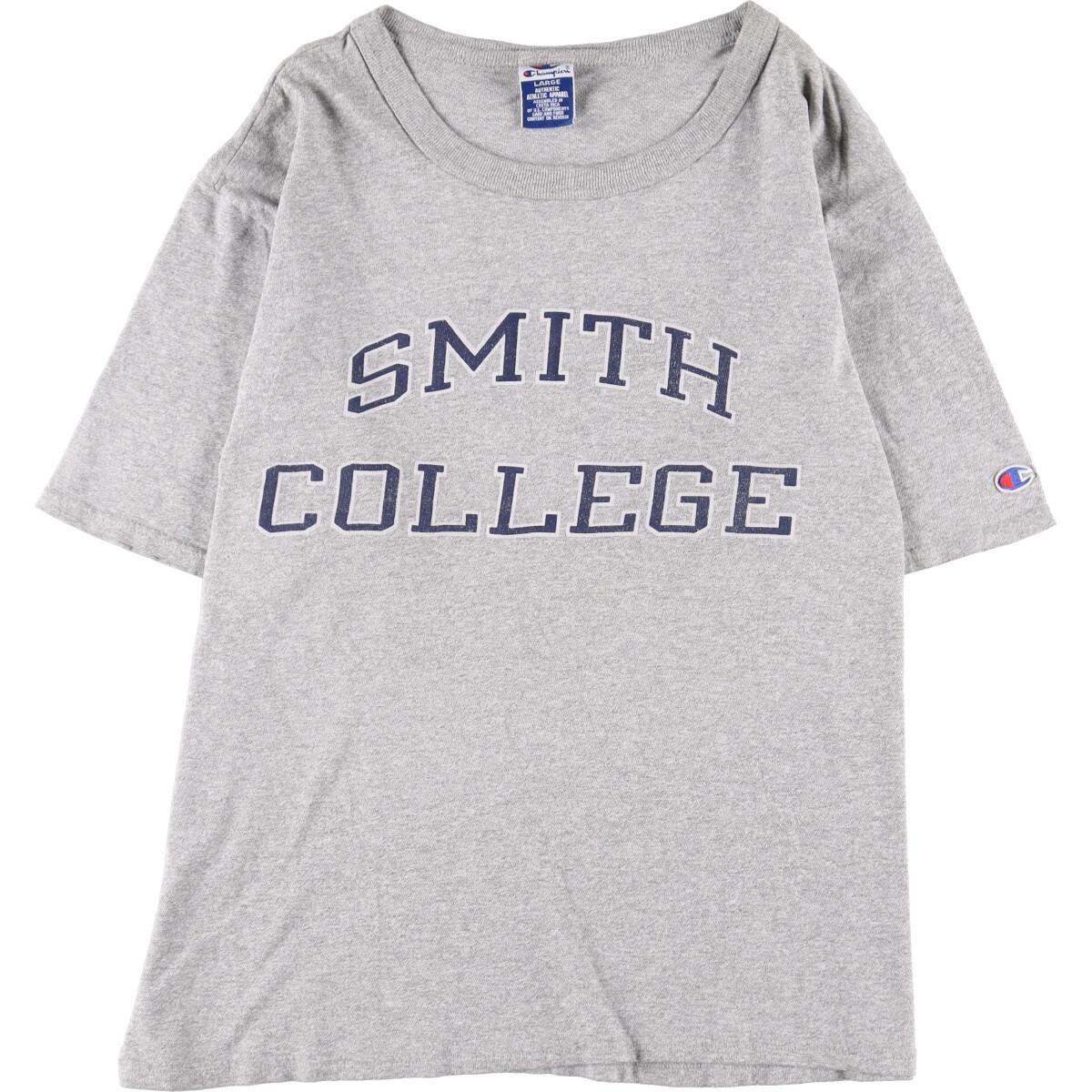 古着 90'S チャンピオン Champion AUTHENTIC ATHLETIC APPAREL カレッジ プリントTシャツ メンズL ヴィンテージ /eaa317748 【中古】 【230413】 【SS2309】