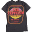 楽天古着屋JAM古着 Bay jsland Led Zeppelin レッドツェッペリン バンドTシャツ バンT レディースS /eaa323043 【中古】 【230323】【エルル】