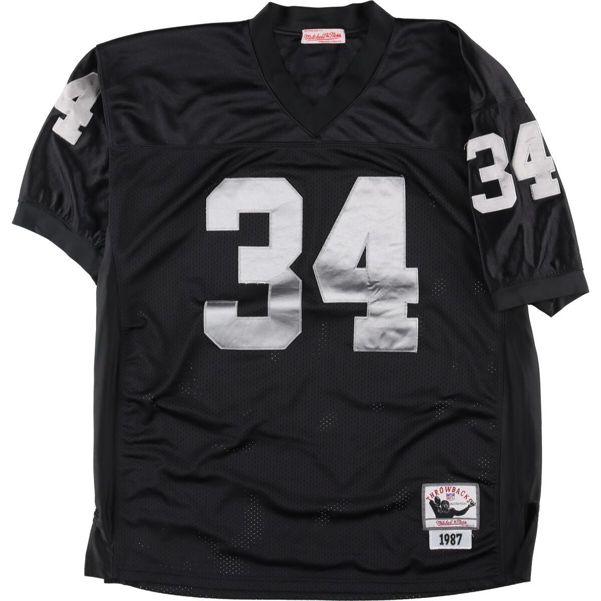 古着 Mitchell&Ness NFL RAIDERS レイダーズ メッシュ ゲームシャツ レプリカユニフォーム メンズXXL /eaa326114 【中古】 【230409】