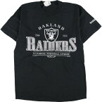 古着 90'S リー Lee SPORT NFL LOS ANGELES RAIDERS ロサンゼルスレイダーズ スポーツプリントTシャツ メンズM ヴィンテージ /eaa327268 【中古】 【230417】 【SS2309】