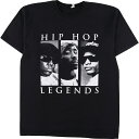 古着 HIP HOP REGENDS ラップTシャツ ラップT メンズL /eaa328279 【中古】 【230506】 【SS2309】