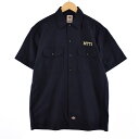 古着 ディッキーズ Dickies 半袖 ワークシャツ メンズM /eaa332382 【中古】 【230428】 【LP2311】