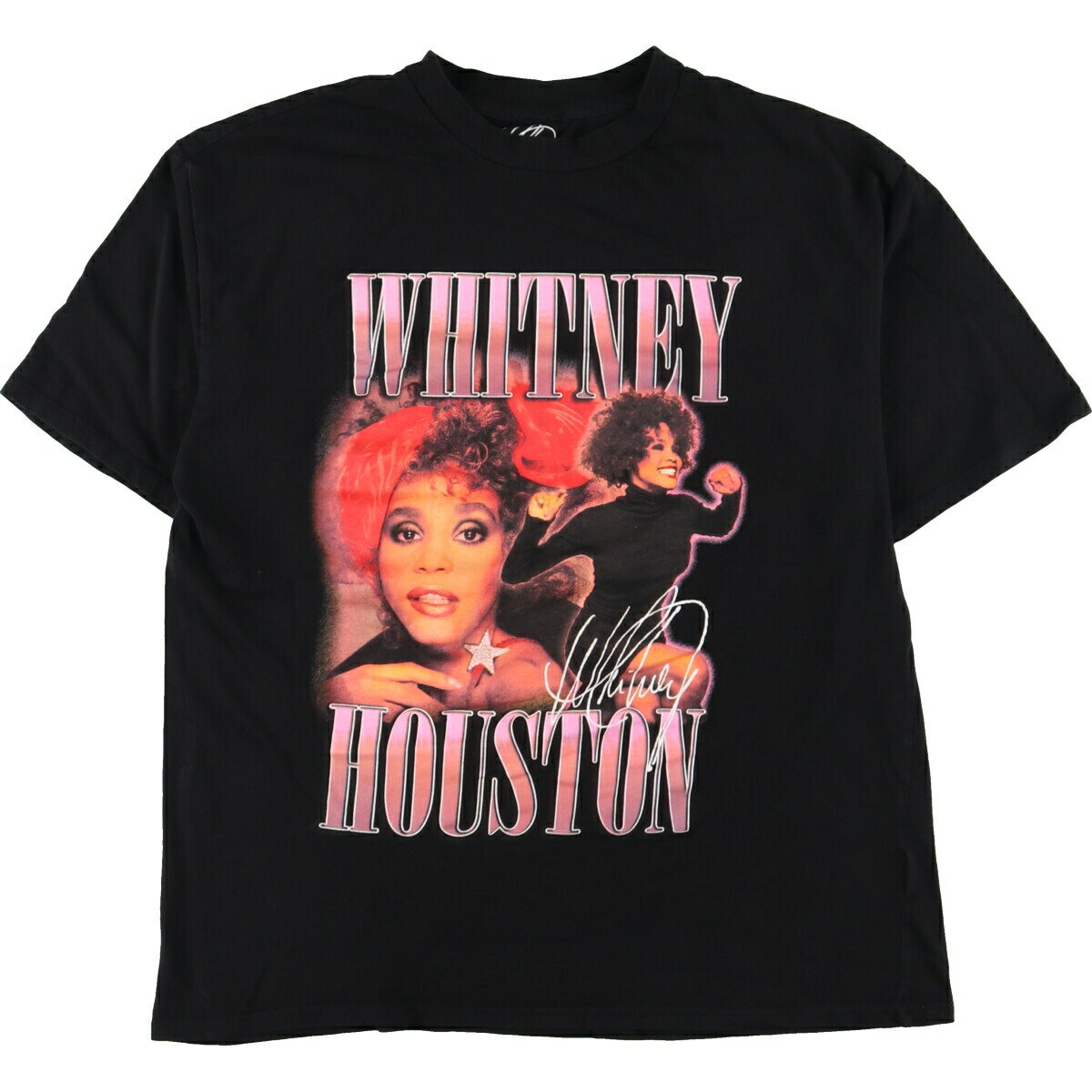 古着 WHITNEY HOUSTON ホイットニーヒューストン バンドTシャツ バンT メンズL /eaa333110 【中古】 【230506】 【SS2309】