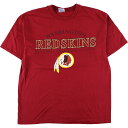 古着 ヘインズ Hanes NFL WASHINGTON REDSKINS ワシントンレッドスキンズ スポーツプリントTシャツ メンズXL /eaa333409 【中古】 【230505】 【SS2309】