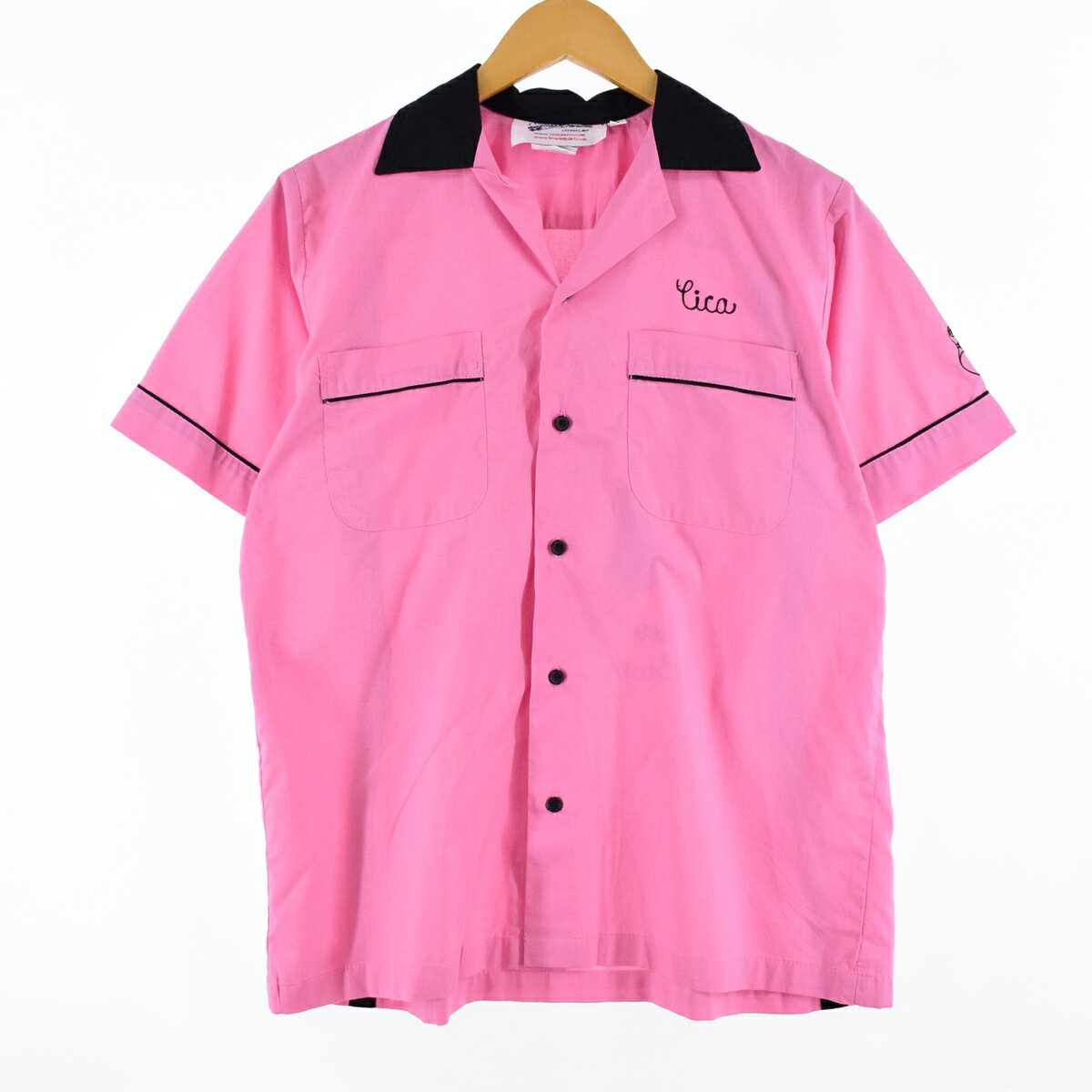 古着 CRUISIN オープンカラー バックプリント ボウリングシャツ メンズS ヴィンテージ /eaa335769 【中古】 【230520】【エルル】のサムネイル