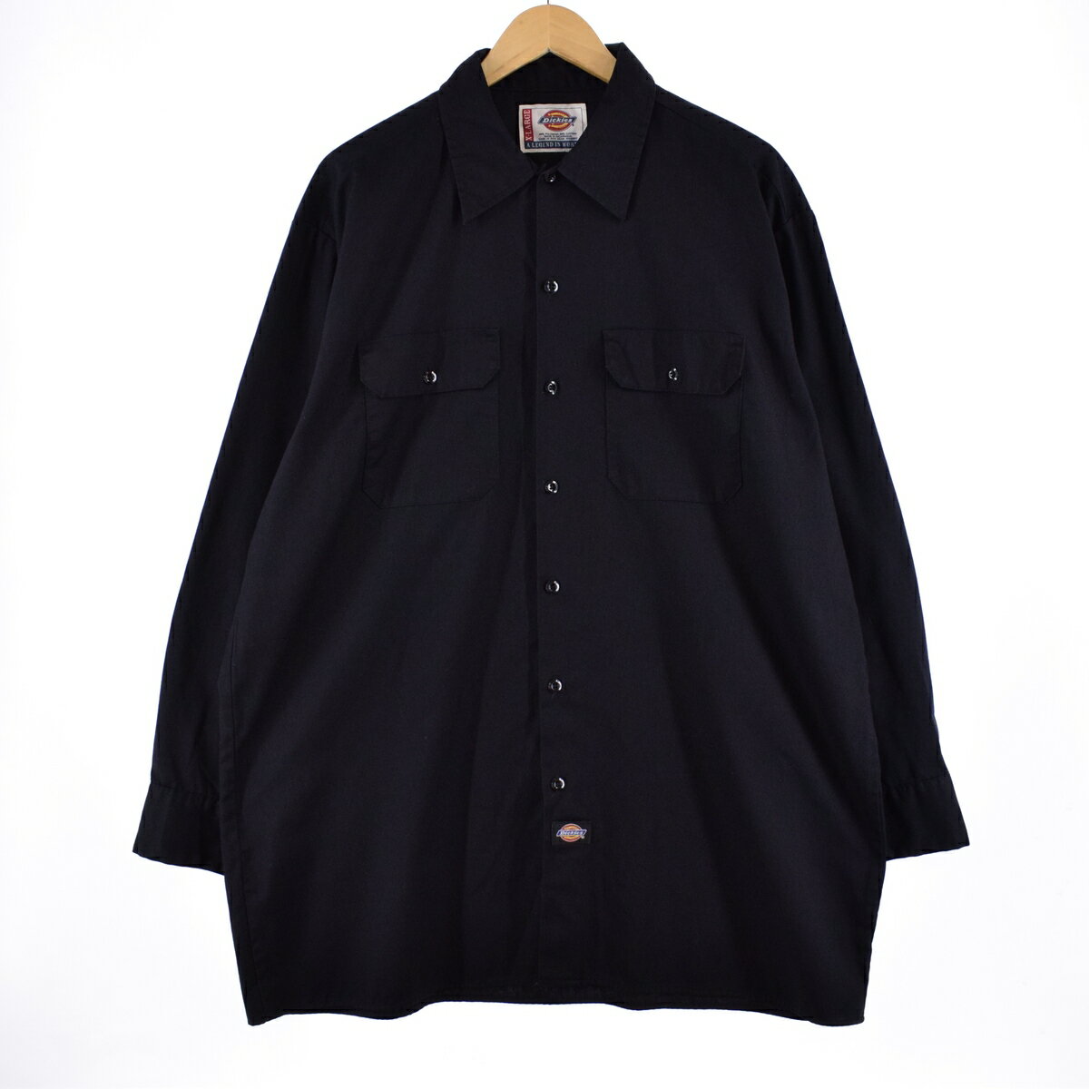 古着 ディッキーズ Dickies A LEGEND IN WORK 長袖 ワークシャツ メンズXXL /eaa336273 【中古】 【230520】