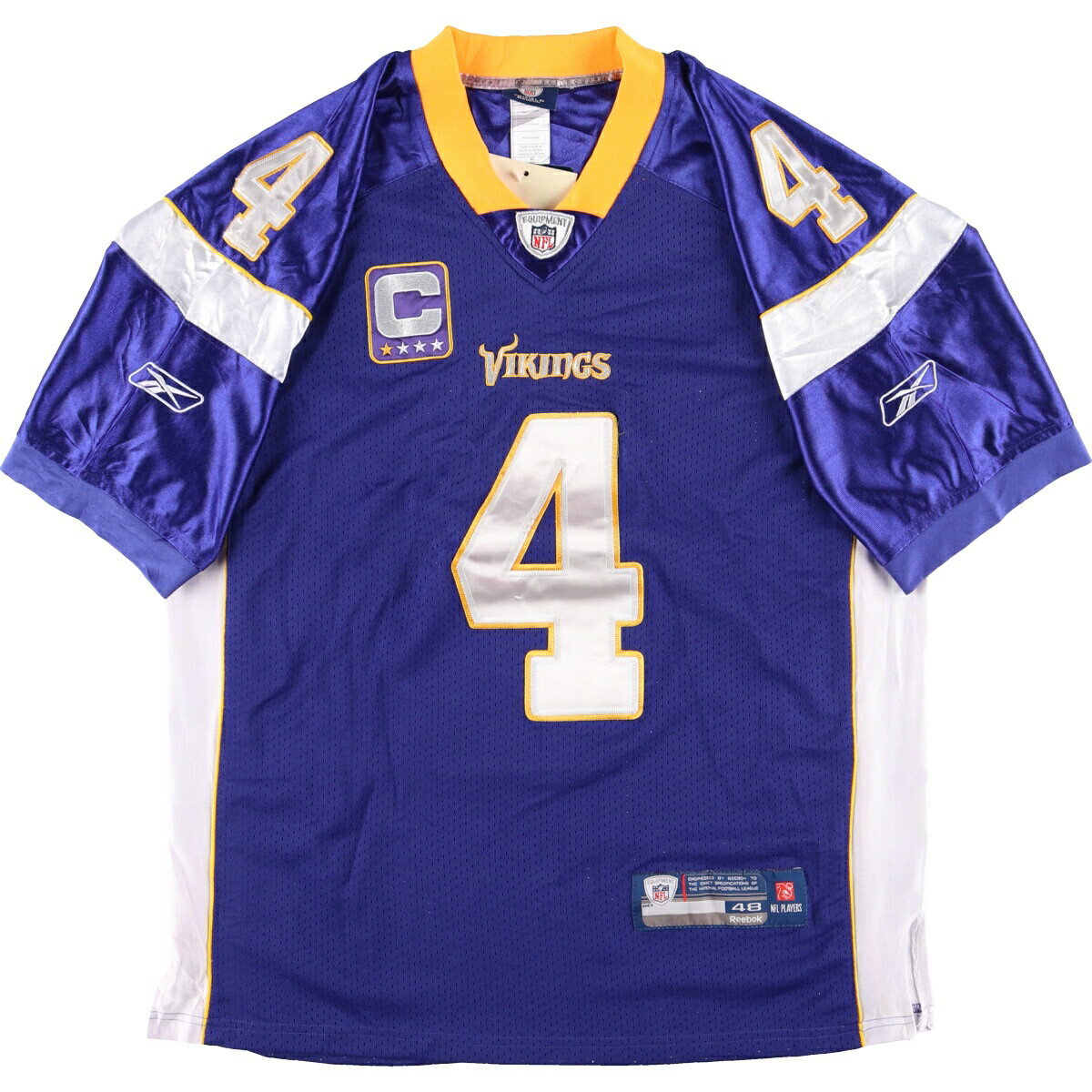 デッドストック DEADSTOCK リーボック Reebok NFL MINNESOTA VIKINGS ミネソタバイキングス ゲームシャ..