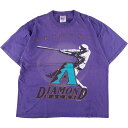 古着 90年代 AMERICA’S SPORTS TEAM MLB ARIZONA DIAMONDBACKS アリゾナダイヤモンドバックス スポーツプリントTシャツ USA製 メンズXL ヴィンテージ /eaa337532 【中古】 【230526】