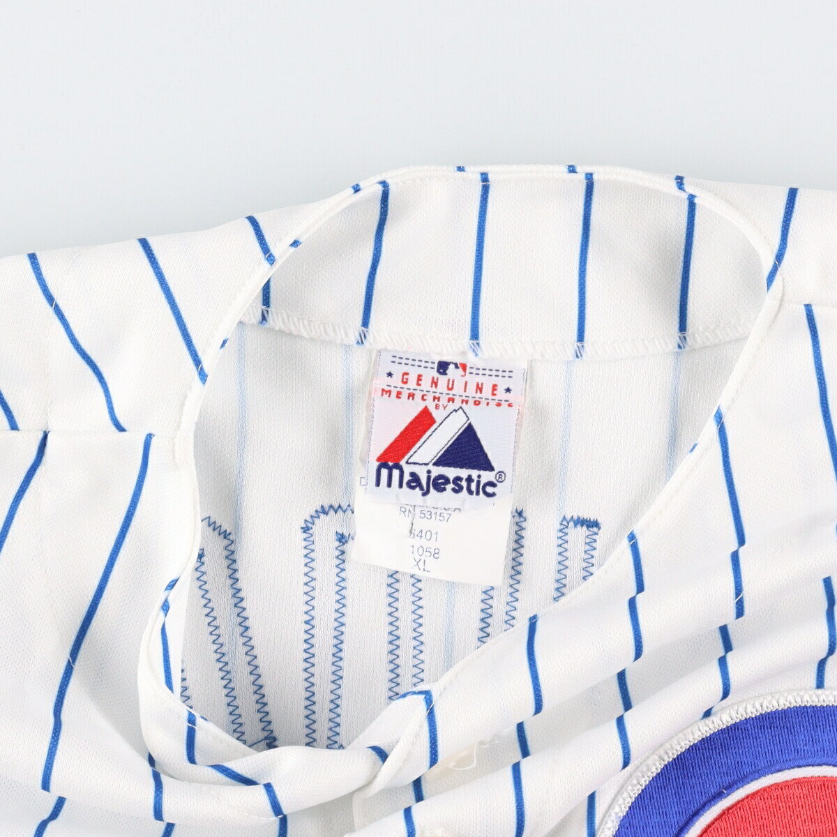 古着 マジェスティック majestic MLB CHICAGO CUBS シカゴカブス ゲームシャツ ベースボールシャツ USA製 メンズM /eaa338057 【中古】 【230522】 【SS2309】 3