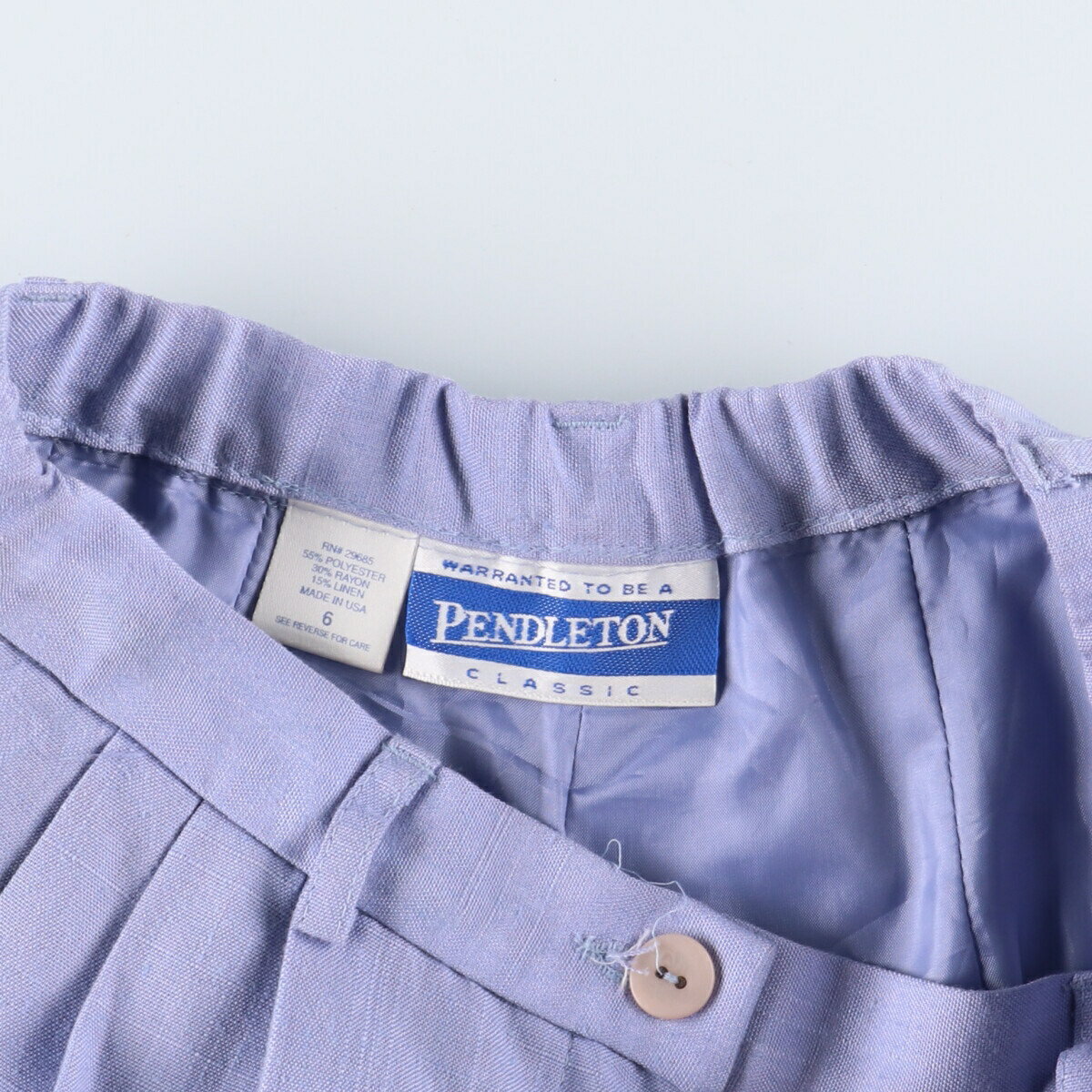古着 70'S ペンドルトン PENDLETON ツータック ショーツ ショートパンツ USA製 レディースM ヴィンテージ /eaa339835 【中古】 【230609】【エルル】 ss2503_50